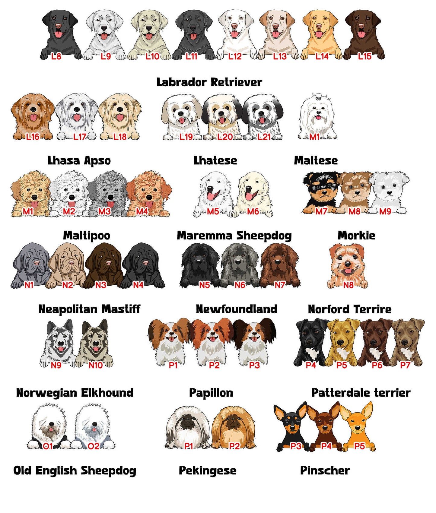 Personalized custom Dog - Apron, easychoo.com