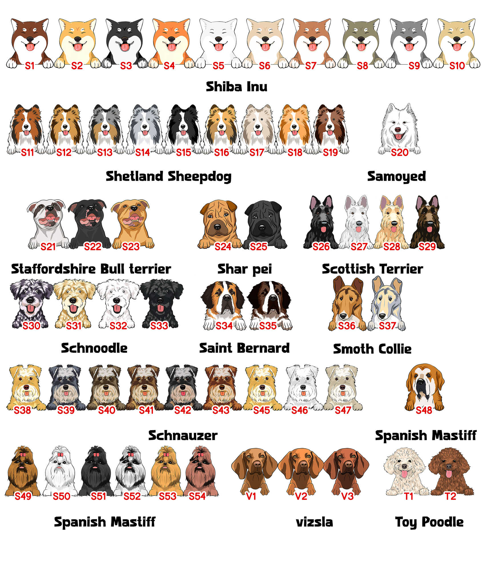 Personalized custom Dog - Apron, easychoo.com