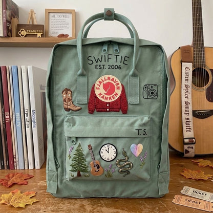 Taylor Swift Fjallraven Kanken Hand-Embroidered Backpack