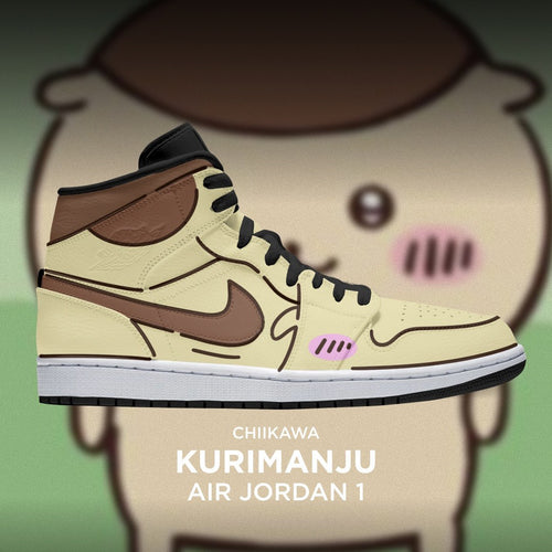 Kurimanju - Chiikawa AJ1 Embossed Logo Sneakers - AZ26180918