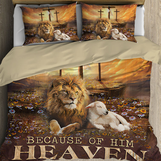 The Lion and Lamb Faith Comforter Set