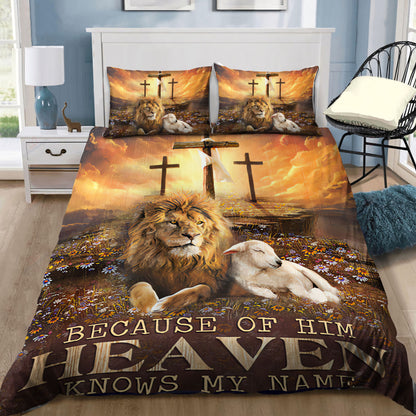 The Lion and Lamb Faith Comforter Set