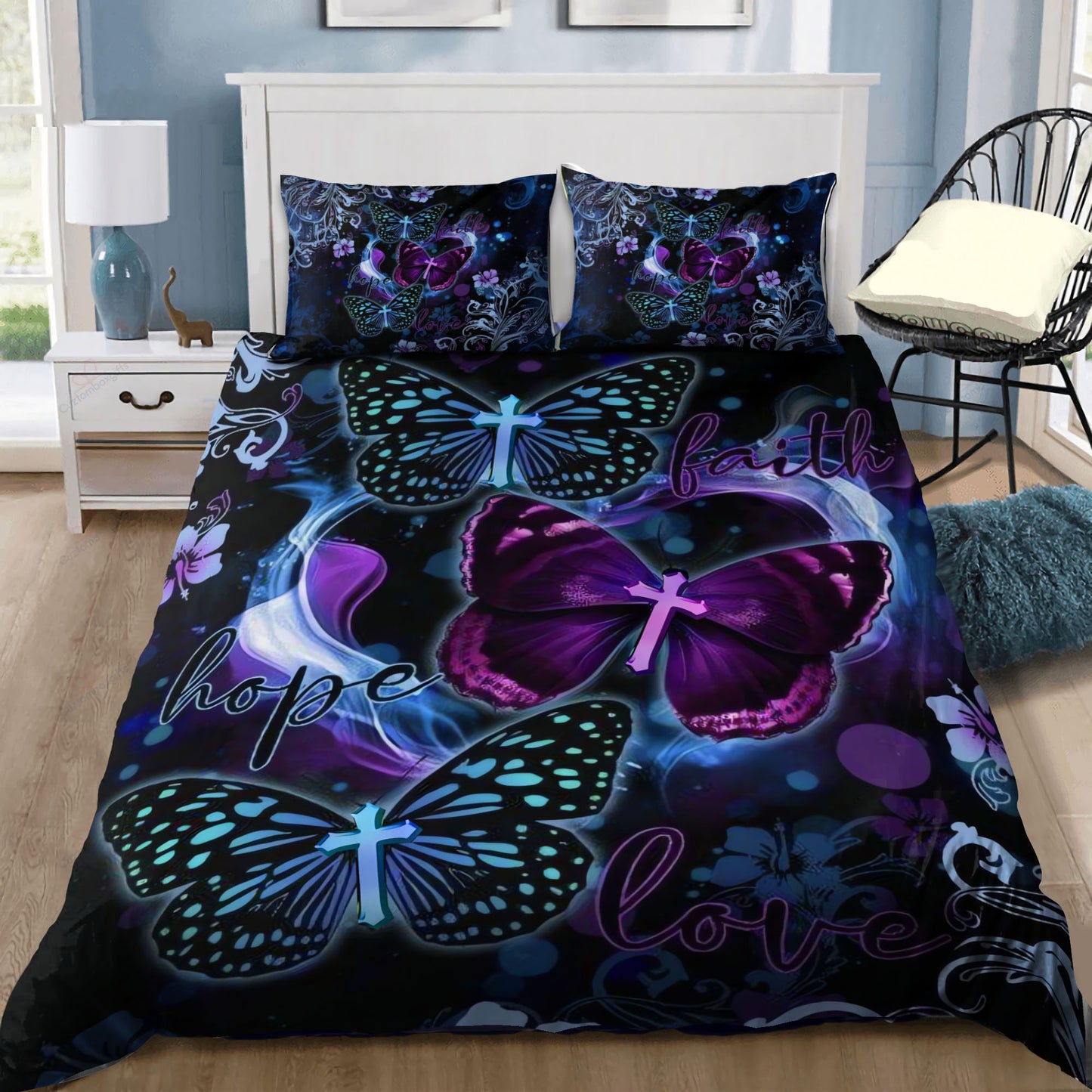 Wings of Faith Bedding Set