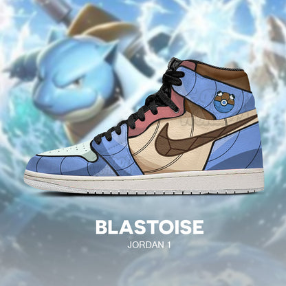 Tortank - Baskets Pokémon AJ1 Logo en relief - KW5GUVSV