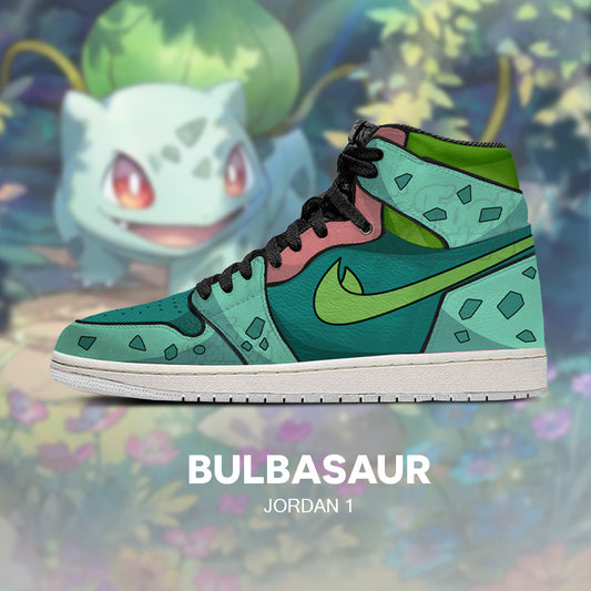 Bulbizarre - Baskets Pokémon AJ1 à Logo en Relief - K7RJWCWF