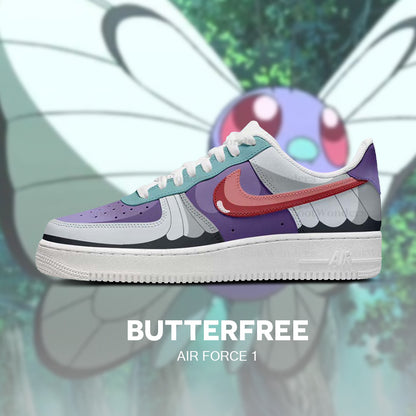 Butterfree - Pokémon AF1 Embossed Logo Sneakers - AZ26100328