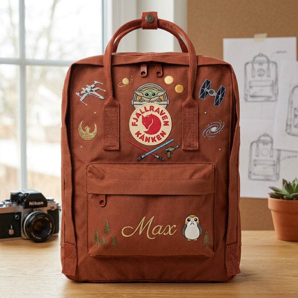 Star Wars Fjallraven Kanken Hand-Embroidered Backpack