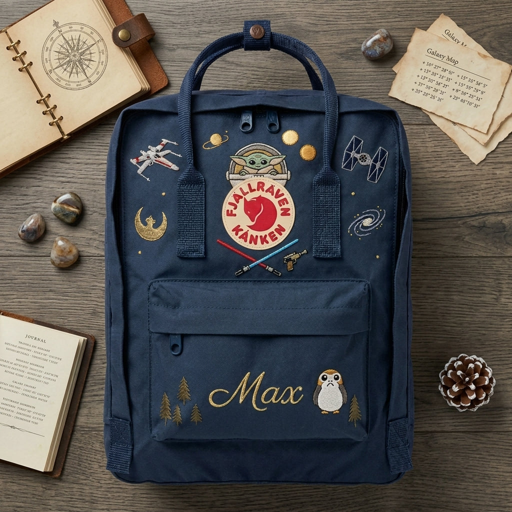 Star Wars Fjallraven Kanken Hand-Embroidered Backpack