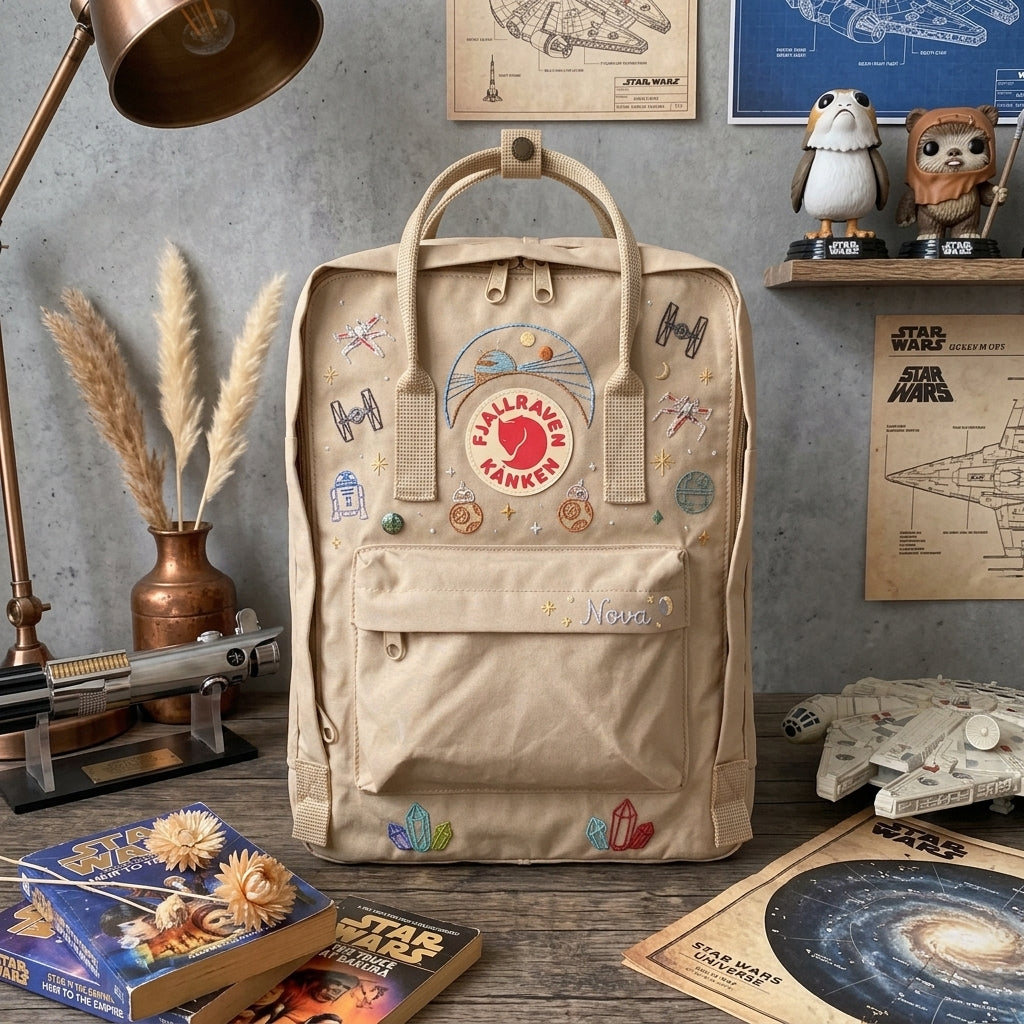 Star Wars Fjallraven Kanken Hand-Embroidered Backpack