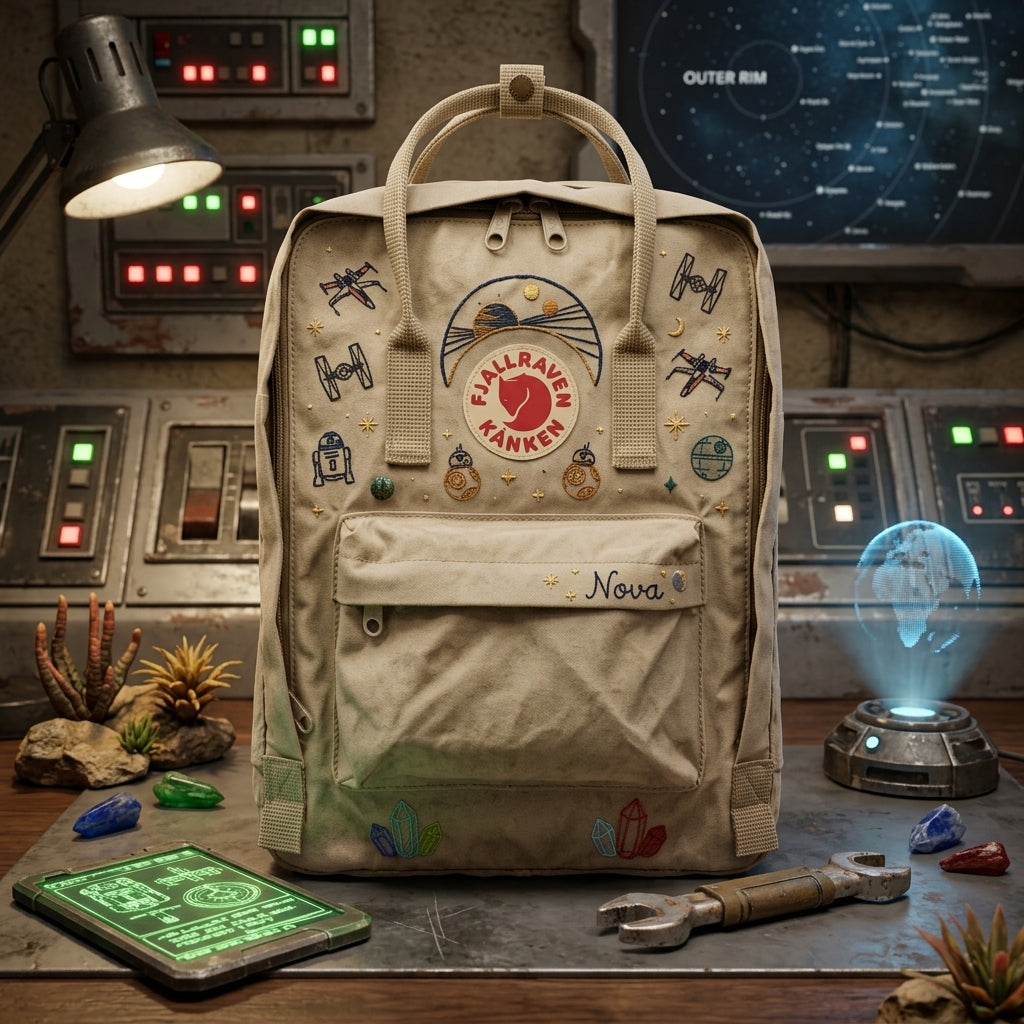 Star Wars Fjallraven Kanken Hand-Embroidered Backpack