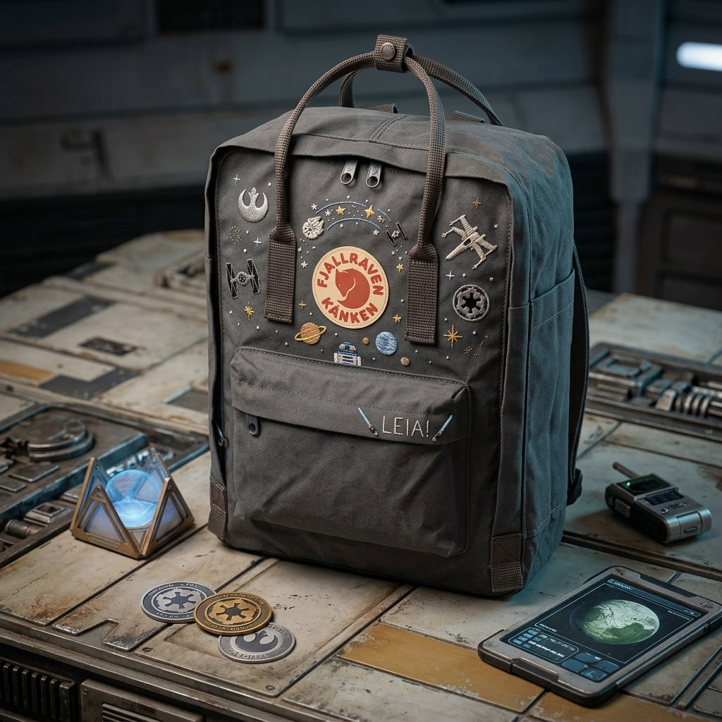 Star Wars Fjallraven Kanken Hand-Embroidered Backpack