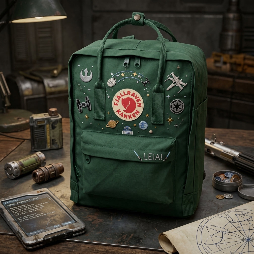 Star Wars Fjallraven Kanken Hand-Embroidered Backpack