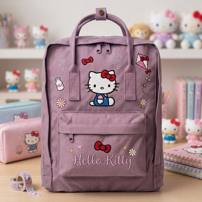 Hello Kitty Fjallraven Kanken Hand-Embroidered Backpack