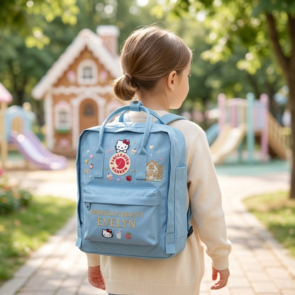 Hello Kitty Fjallraven Kanken Hand-Embroidered Backpack
