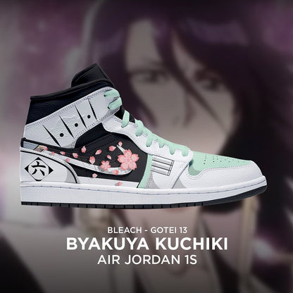 Byakuya Kuchiki - Bleach AJ1 Embossed Logo Sneakers - AZ26150916