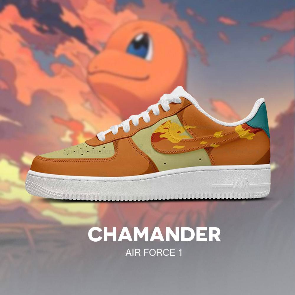 Charmander - Pokémon AF1 Embossed Logo Sneakers - AZ26100330