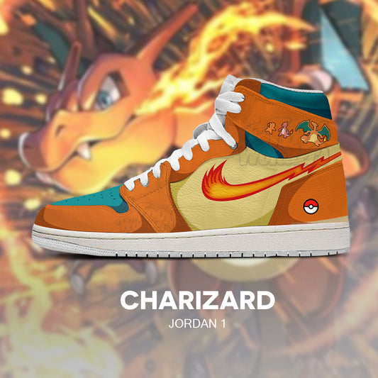 Dracaufeu - Baskets Logo Gaufré Pokémon AJ1 - UHZM2NZ4
