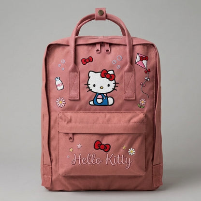 Hello Kitty Fjallraven Kanken Hand-Embroidered Backpack