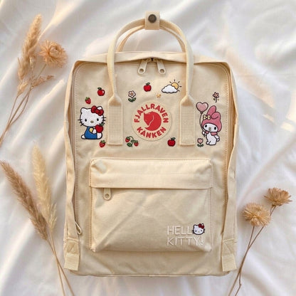 Hello Kitty Fjallraven Kanken Hand-Embroidered Backpack