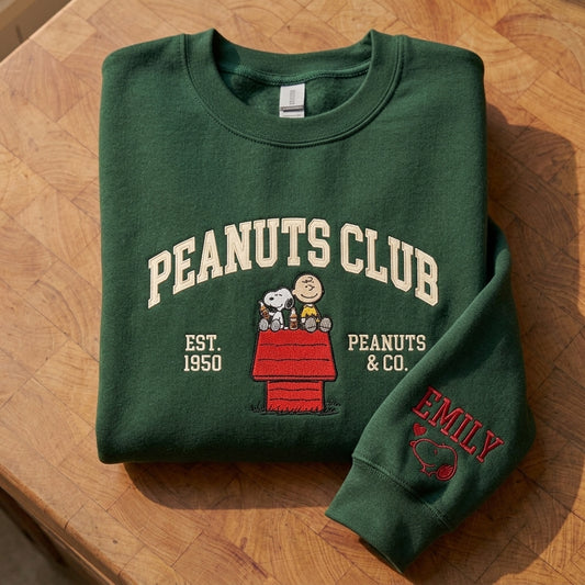 Custom Embroidered Snoopy T-Shirt, Sweatshirt, Hoodie