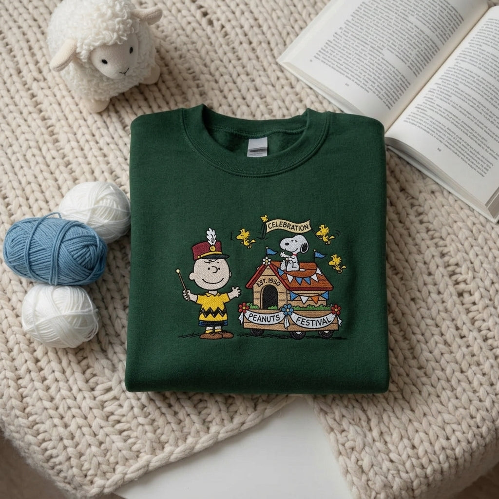 Custom Embroidered Snoopy T-Shirt, Sweatshirt, Hoodie