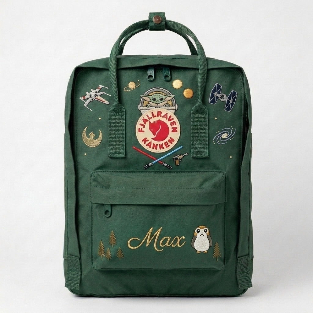 Star Wars Fjallraven Kanken Hand-Embroidered Backpack