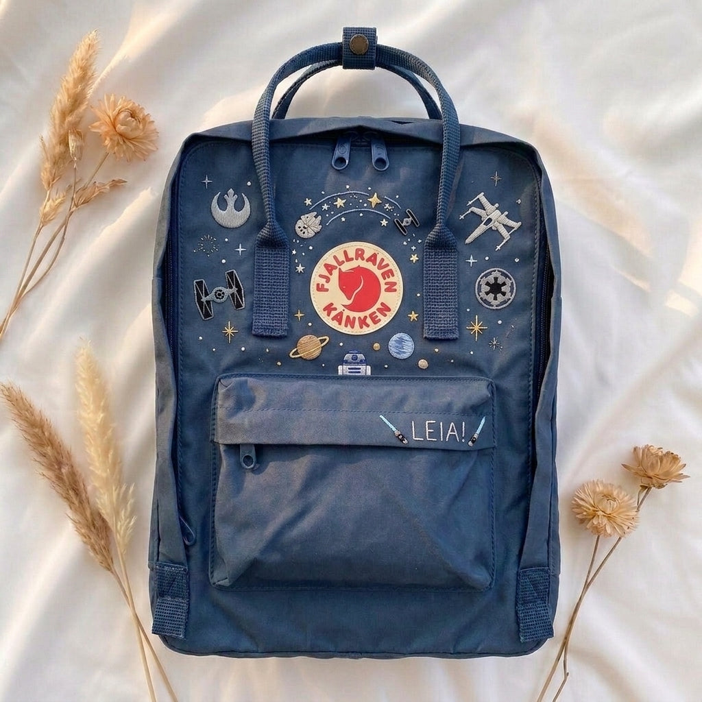 Star Wars Fjallraven Kanken Hand-Embroidered Backpack
