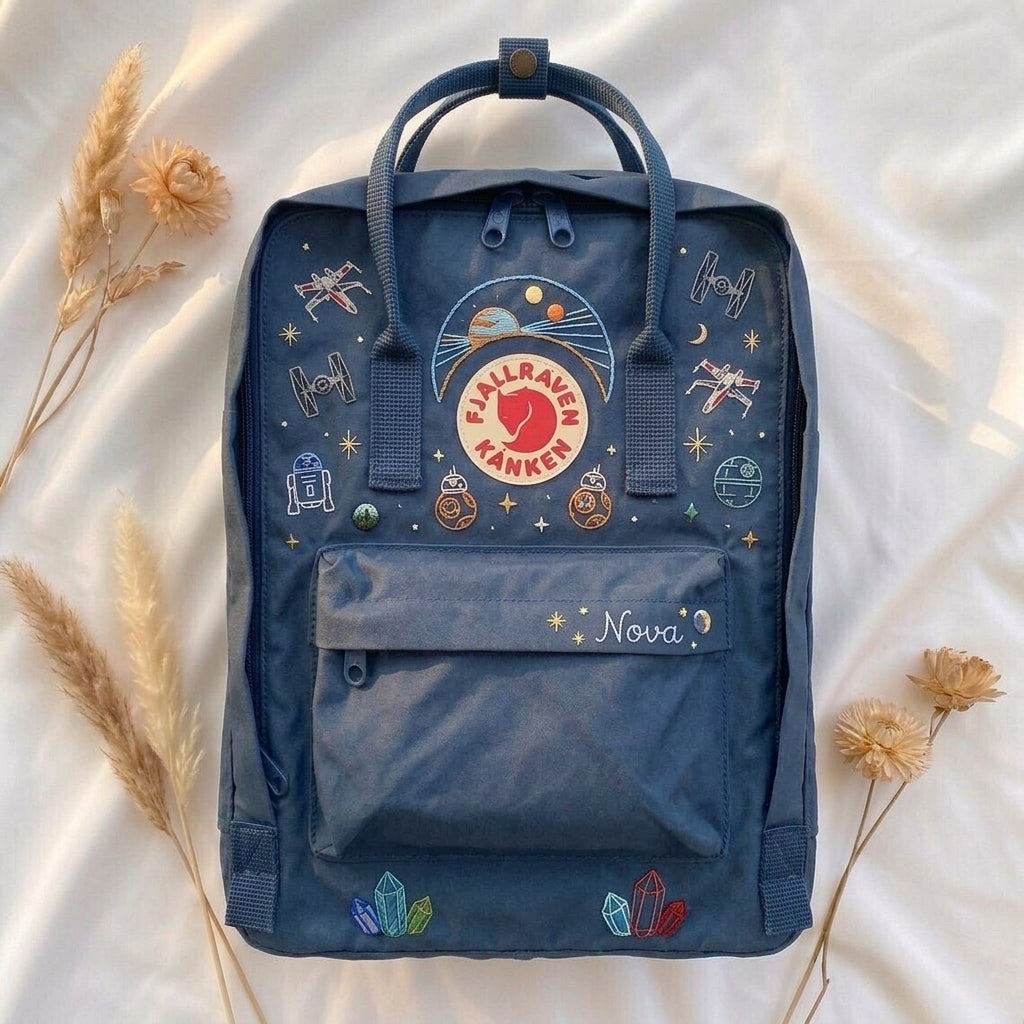 Star Wars Fjallraven Kanken Hand-Embroidered Backpack