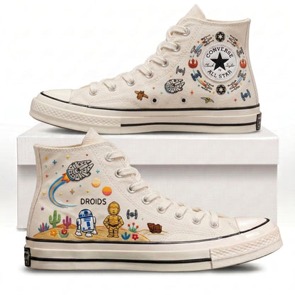 Star Wars Hand-Embroidered Converse Chuck Taylor 1970s - All Star Classic