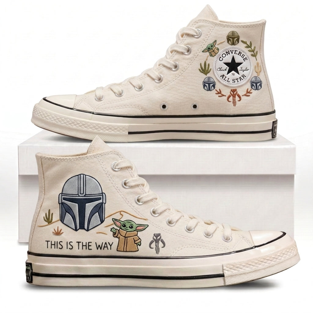 Star Wars Hand-Embroidered Converse Chuck Taylor 1970s - All Star Classic