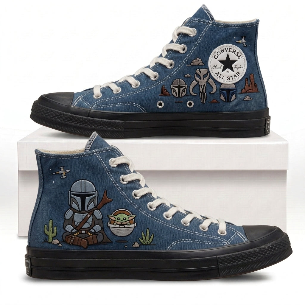 Star Wars Hand-Embroidered Converse Chuck Taylor 1970s - All Star Classic