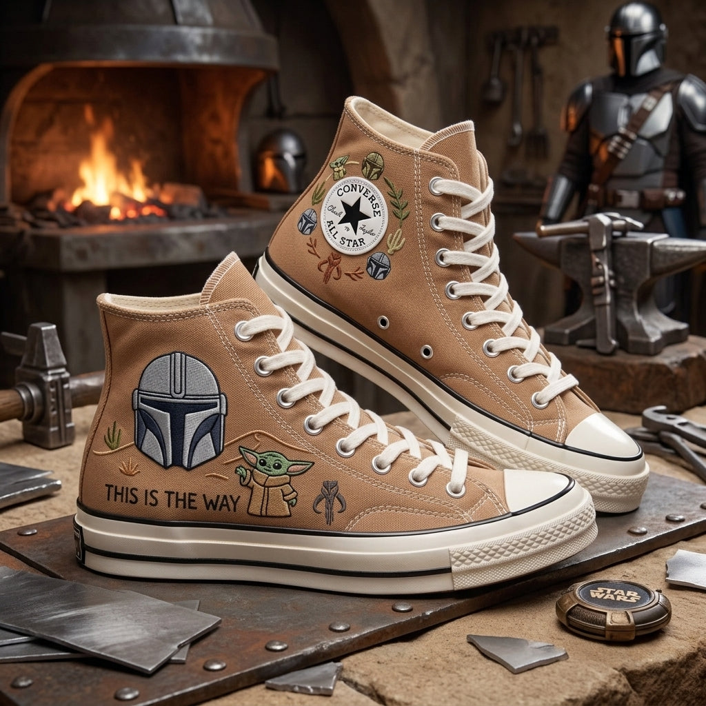 Star Wars Hand-Embroidered Converse Chuck Taylor 1970s - All Star Classic