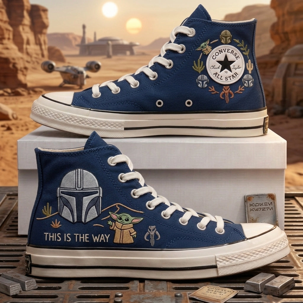 Star Wars Hand-Embroidered Converse Chuck Taylor 1970s - All Star Classic