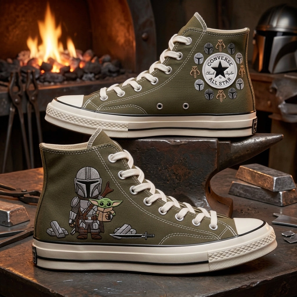 Star Wars Hand-Embroidered Converse Chuck Taylor 1970s - All Star Classic