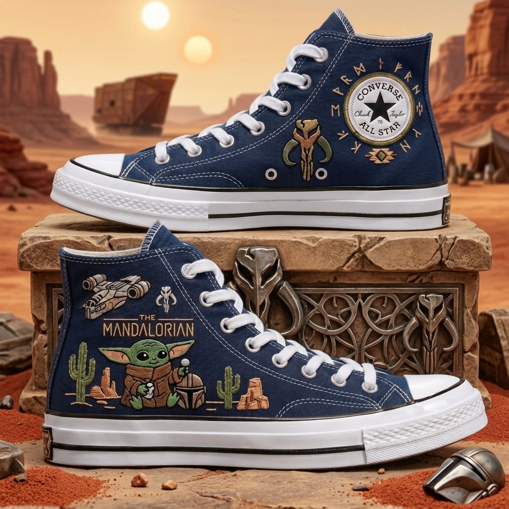 Star Wars Hand-Embroidered Converse Chuck Taylor 1970s - All Star Classic