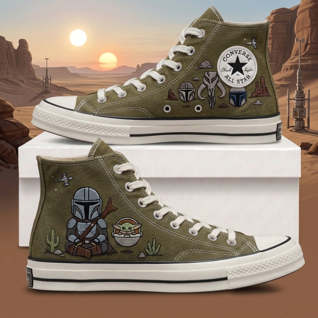 Star Wars Hand-Embroidered Converse Chuck Taylor 1970s - All Star Classic
