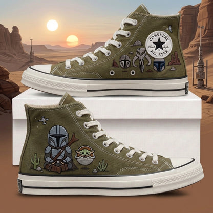 Star Wars Hand-Embroidered Converse Chuck Taylor 1970s - All Star Classic