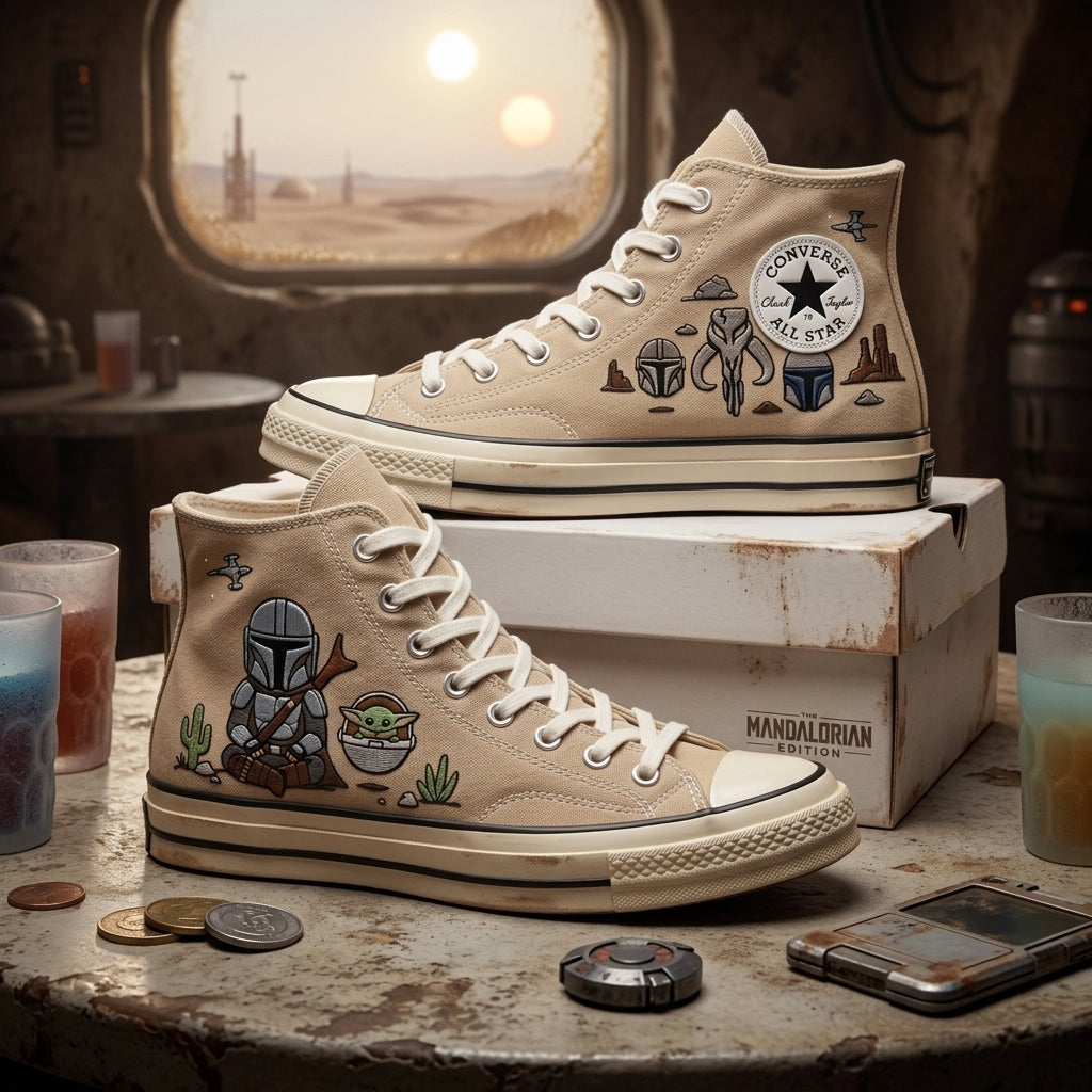 Star Wars Hand-Embroidered Converse Chuck Taylor 1970s - All Star Classic
