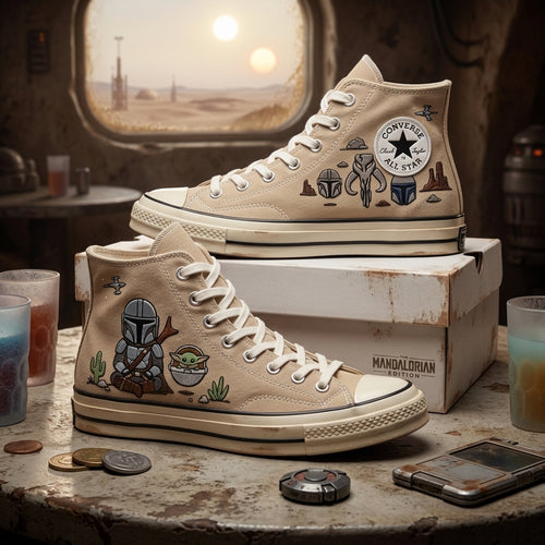 Star Wars Hand-Embroidered Converse Chuck Taylor 1970s - All Star Classic