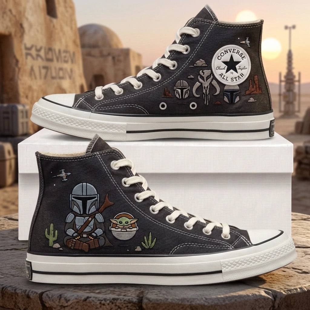 Star Wars Hand-Embroidered Converse Chuck Taylor 1970s - All Star Classic