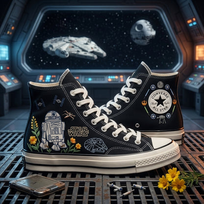 Star Wars Hand-Embroidered Converse Chuck Taylor 1970s - All Star Classic