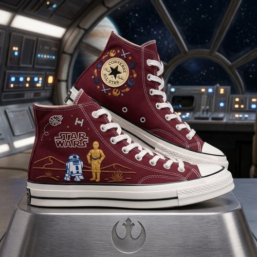 Star Wars Hand-Embroidered Converse Chuck Taylor 1970s - All Star Classic