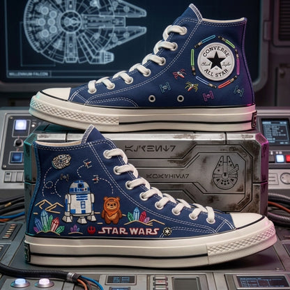 Star Wars Hand-Embroidered Converse Chuck Taylor 1970s - All Star Classic