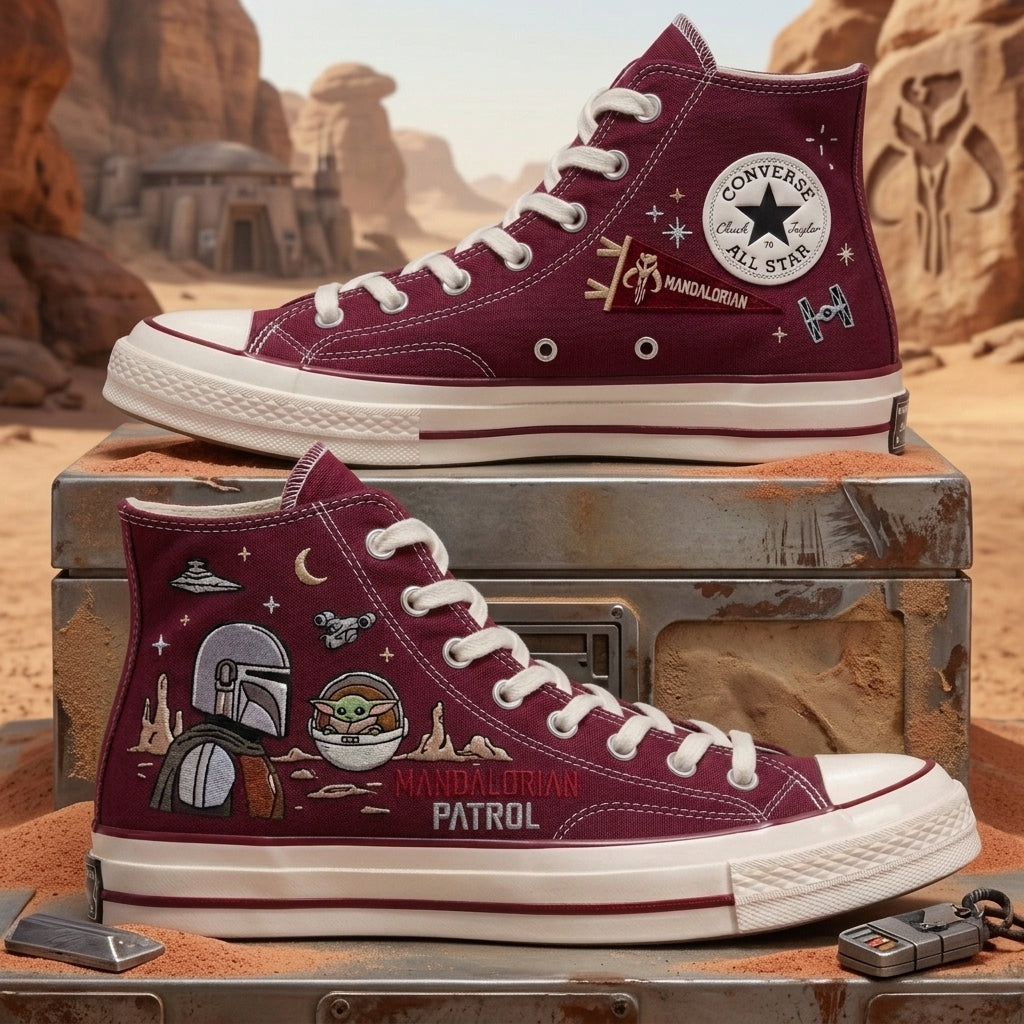 Star Wars Hand-Embroidered Converse Chuck Taylor 1970s - All Star Classic