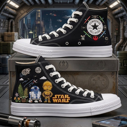 Star Wars Hand-Embroidered Converse Chuck Taylor 1970s - All Star Classic