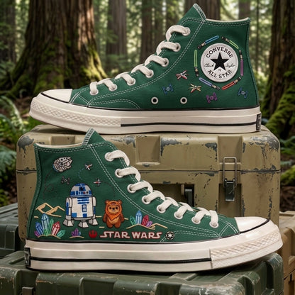 Star Wars Hand-Embroidered Converse Chuck Taylor 1970s - All Star Classic