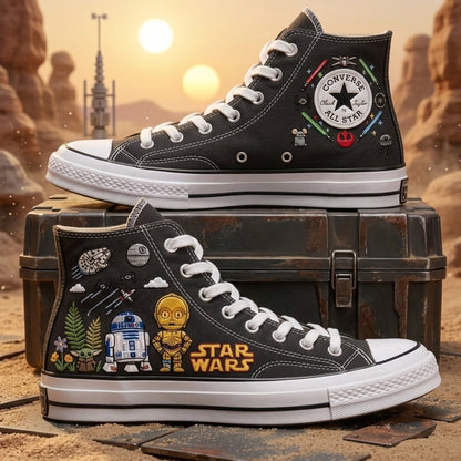 Star Wars Hand-Embroidered Converse Chuck Taylor 1970s - All Star Classic