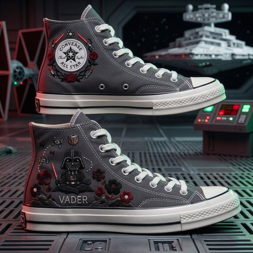 Star Wars Hand-Embroidered Converse Chuck Taylor 1970s - All Star Classic