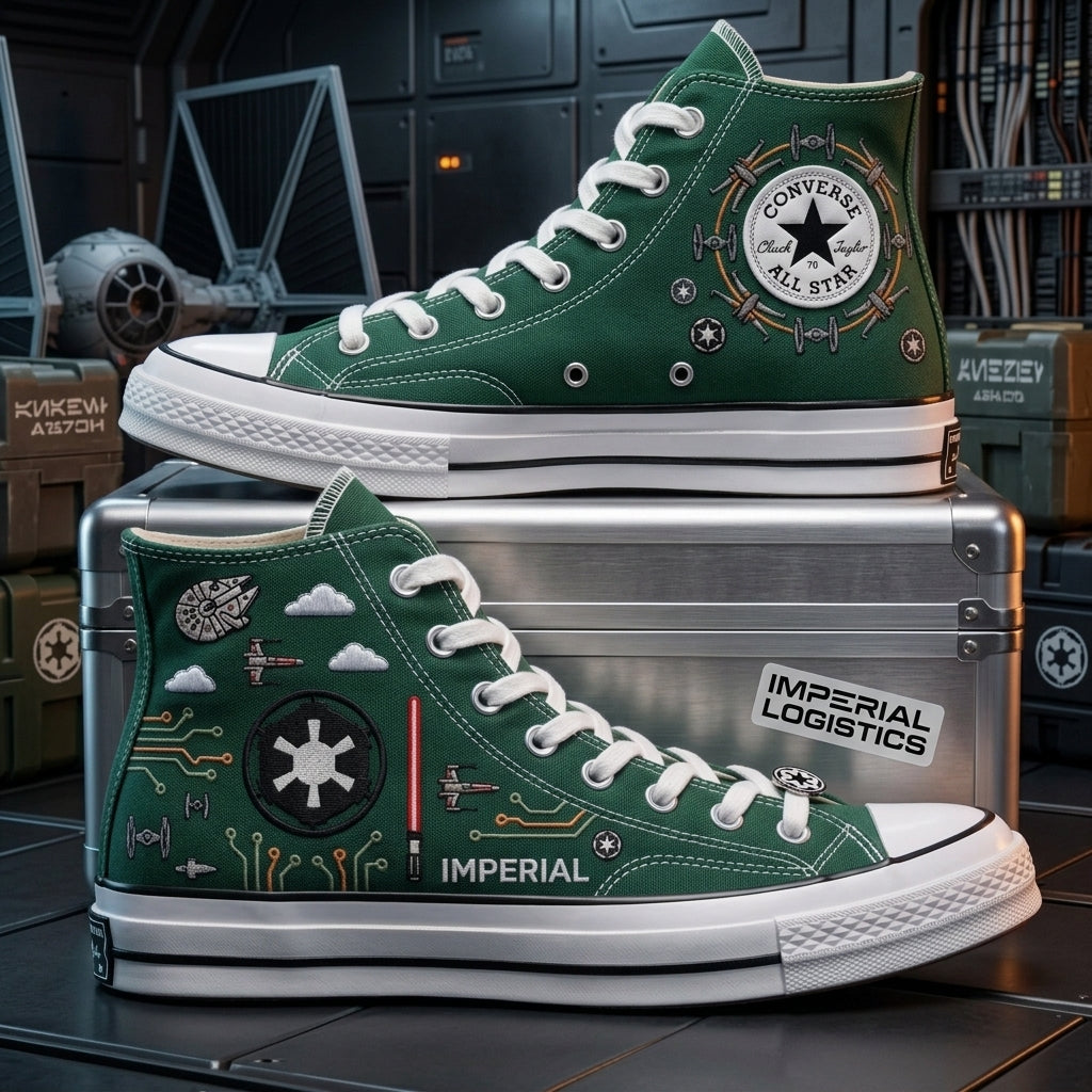 Star Wars Hand-Embroidered Converse Chuck Taylor 1970s - All Star Classic