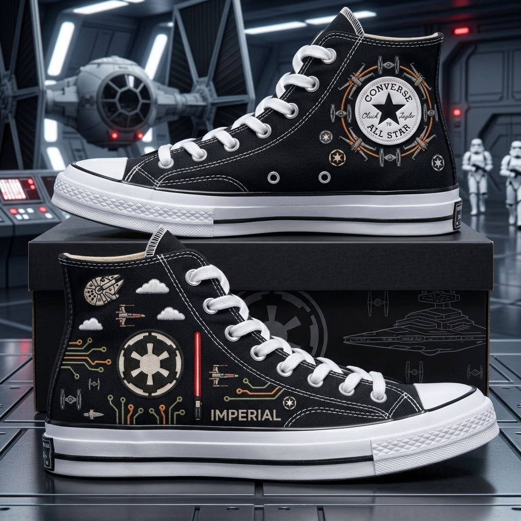 Star Wars Hand-Embroidered Converse Chuck Taylor 1970s - All Star Classic